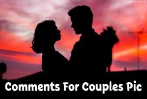 Comments for couple pic