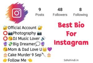 Best bio for Instagram