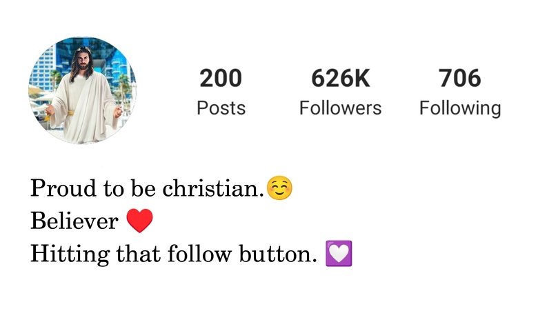 Jesus Bio For Instagram