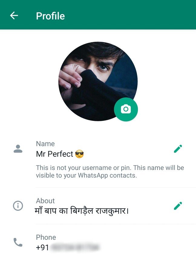 Attitude Bio For WhatsApp In Hindi